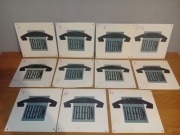 Tabliczka telefon 1 sztuka 