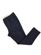 Spodnie granatowe Mos Mosh 38 M elastyczne dopasowane do biura