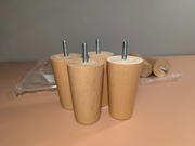 Nogi meblowe, drewniane M8 h 10 cm