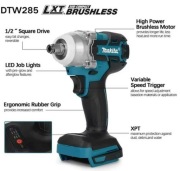 Klucz udarowy Makita DTW285 + bateria + ładowarka