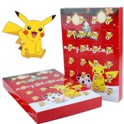 Kalendarz adwentowy Pikachu Pokemon Prezent na Święta pokemony dla fana