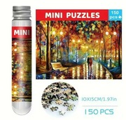 Puzzle Spacer w deszczu miniaturowe kieszonkowe układanka 150el dzieci nowe