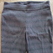 Spodnie w kratkę,rurki,elastyczne jak legginsy XXL