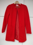 Elegancki Płaszcz/Narzutka H&M, Rozmiar S Pomarańcz