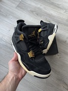 Air Jordan 4 retro royalty 43 idealne buty do renowacji black gold