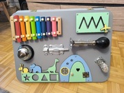 Tablica manipulacyjna sensoryczna Montessorii