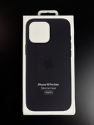 Silikonowe silicone case etui MagSafe APPLE iPhone 16 Pro Max Czarny black