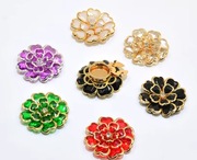 Kryształowe Spinki Klipsy do mankietów guzików Dla Kobiet Biżuteria 