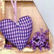 serwetka decoupage serce, bez