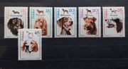 Znaczki polskie Fi 3049 - 3054 Psy myśliwskie stan** z 1989r.