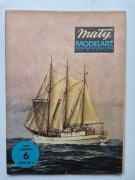 Mały Modelarz 6/1984 Statek szkolny "ZAWISZA CZARNY"