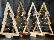 Choinki i Gwiazdy drewniane