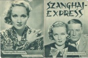 1932, polski program kinowy „Szanghai express" Marlena Dietrich,Clive Brook