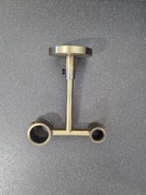 WSPORNIK SUFITOWY KARNISZ 25+16mm PODWÓJNY MOSIADZ