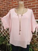 Pinkylady Italy bluzka koszula tunika elegancka z wisiorkiem r 38-42