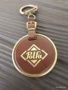 Brelok breloczek skórzany POLFA TARCHOMIŃSKIE ZAKŁADY PRL stan BDB
