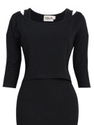 Damski TOP dzianinowy prążek produkt polski rozm XL