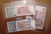 Zair zestaw banknotów  5 sztuk stan 1, 1-, 2+
