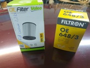 Filtr oleju FILTRON OE 648/3 wkład Vectra 2,2i, CROMA, Signum, SAAB 2 szt.
