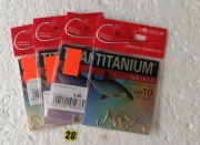 Haczyki wedkarskie Titanium Aji nr.10 / 10 szt.
