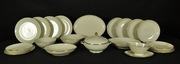 FURSTENBERG KSIEZNA SERWIS OBIADOWY ECRU ZLOTO 6 OSOB