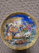 Talerzyk Bożonarodzeniowy pod opłatek wykonany własnoręcznie