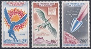 Poczta lotnicza historia lotów Gabon 1970 czyste **