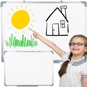 Tablica Magnetyczna Wielofunkcyjna Suchościeralna Biała 90x60cm