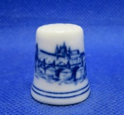 Naparstek Kolekcjonerski Porcelanowy - Praga 