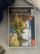 trefl puzzle 500 elementów krajobraz jezioro 48x34 cm