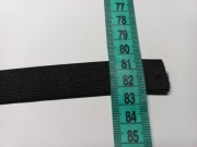 Guma czarna dziana 20mm płaska taśma gumowa