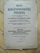 Zabiełło - Mapa Rzeczypospolitej Polskiej Paryż-Kraków 1919