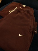 Komplet dresowy Nike Spodnie dresowe t-shirt dresy koszulka bordowy