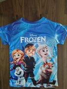 Koszulka T-shirt Elza Kraina Lodu roz 120+gratis