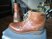 Barbour Seaton Brogue Boots trzewiki męskie skórzane brąz 43