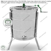 PREMIUM Miodarka 4 ramkowa Diagonalna UNIWERSALNA Nierdzewna Kwasoodporna