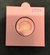 Moneta 5 zł z 1996 roku obiegowa 