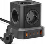 Voomy Power S100 - 100W Listwa Zasilająca 3 USB-C & 2 USB-A
