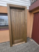 Drzwi rustykalne postarzane bezprzylgowe