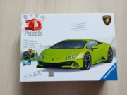 Puzzle 3D Lamborghini Huracan Evo Verde 156 elementów Ravensburger