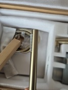 Zestaw natryskowy podtynkowy REA Lungo Złoty Szczotkowany + BOX