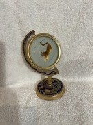 Chiński Haft Dwustronny Jedwabny - Kot