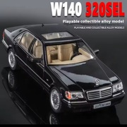 PROMOCJA ŚWIĄTECZNA!!! METALOWY MODEL MERCEDES 320SEL 1/24NOWY