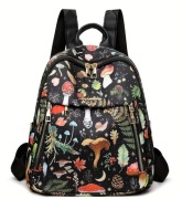 Nowy plecak damski. Przegródki. Kieszonki. Wyjątkowy LEKKI GRZYBY