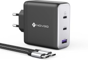 NOVOO GaN 120W Wall Charger Ładowarka czarna RG120