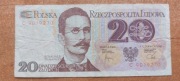 Banknot 20 zł z 1982r, Seria C