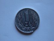 1 zł złoty 1974 destrukt