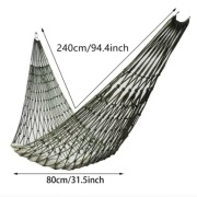 Pojedynczy Hamak z Siatki | Nylonowy | Camping Ogród Outdoor