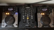2x Pioneer CDJ 400 + mikser XONE:23 + metalowy case