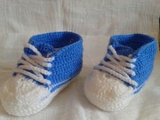 Buciki robione na szydełku